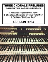 Three Chorale Preludes Organ sheet music cover